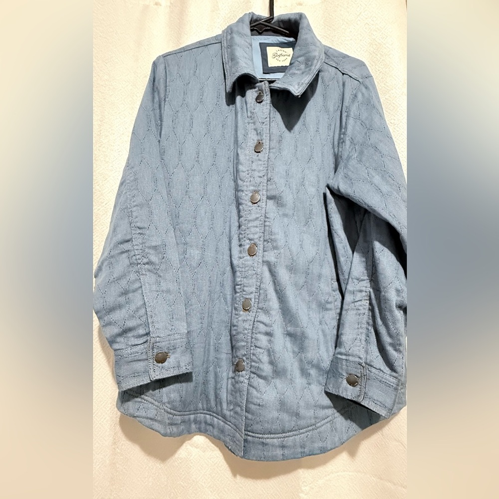 Jachs Blue Lightweight Shirt Jacket